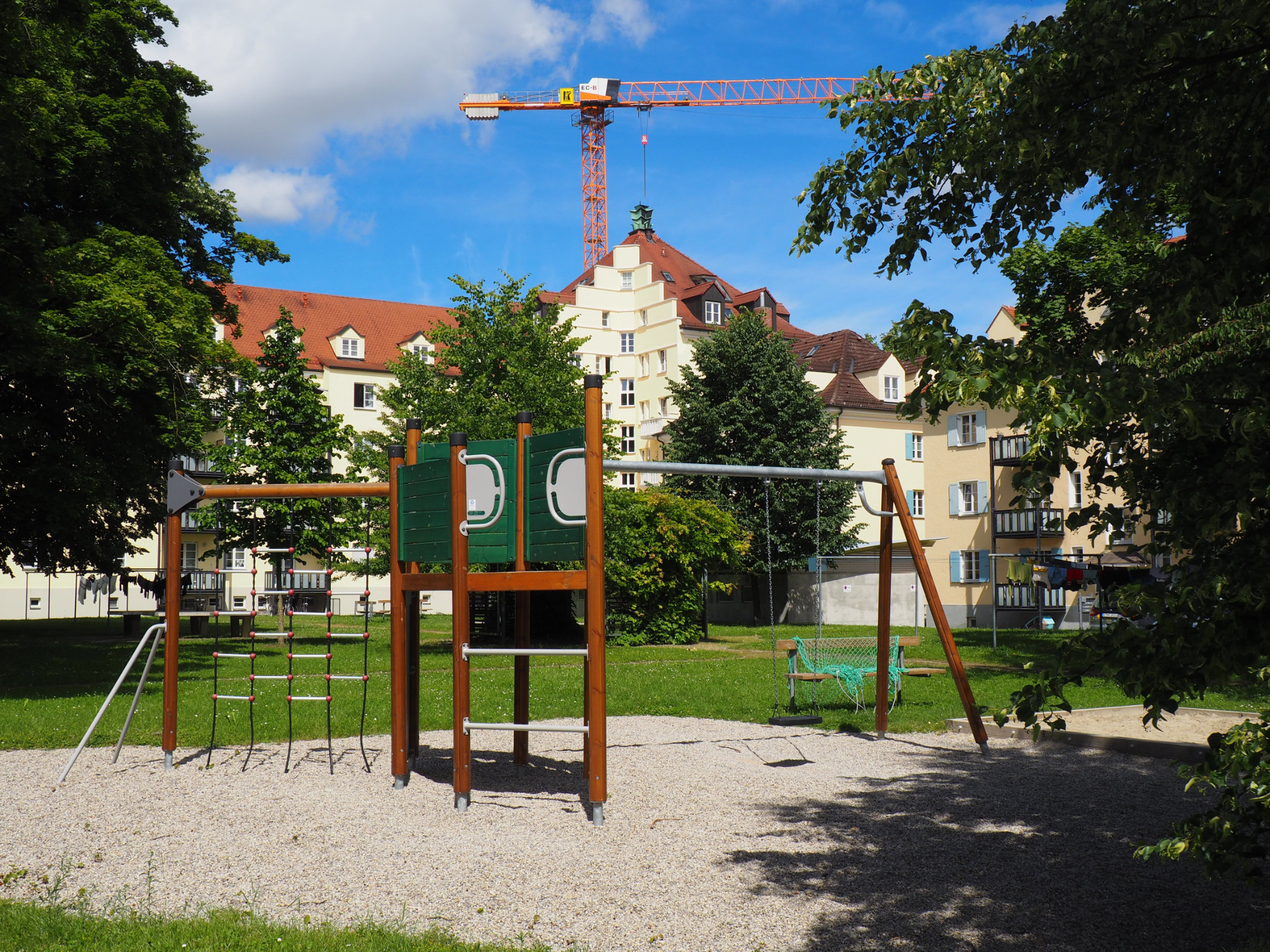 Innenhof des Gottfried-Bösch-Karrees